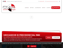 Tablet Screenshot of cmsmeccanica.it